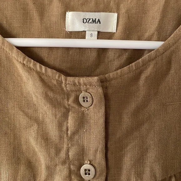 Ozma Emmy Top in Laundered Linen - Picture 3 of 7